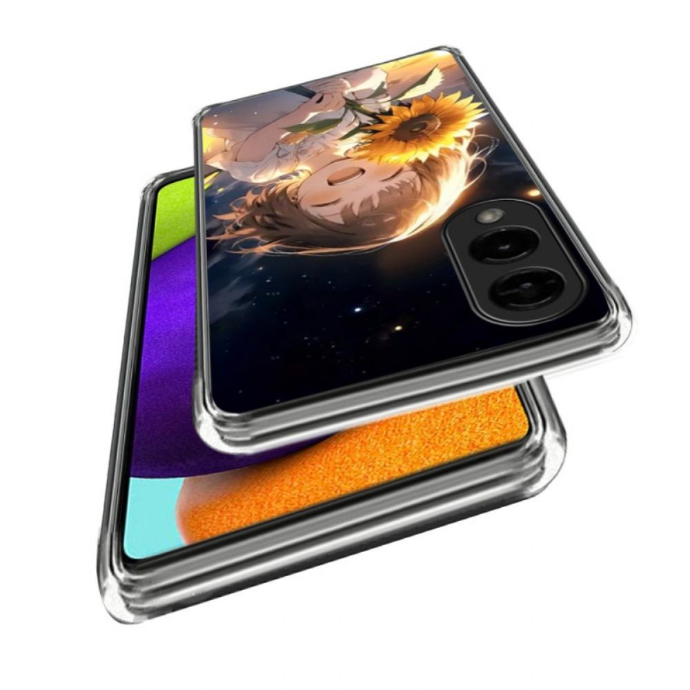 Hoesje Voor Samsung Galaxy S25 5g Edge Zonnebloemmeisje