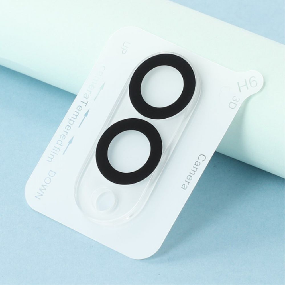 Lensbeschermer Van Gehard Glas Voor Samsung Galaxy S25 Edge (zwart Rond Ontwerp)