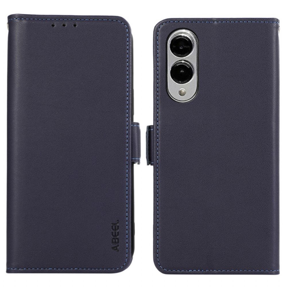 Leren Hoesje Samsung Galaxy S25 5g Edge Abeel