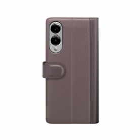 Leren Hoesje Samsung Galaxy S25 5g Edge Echt Leer