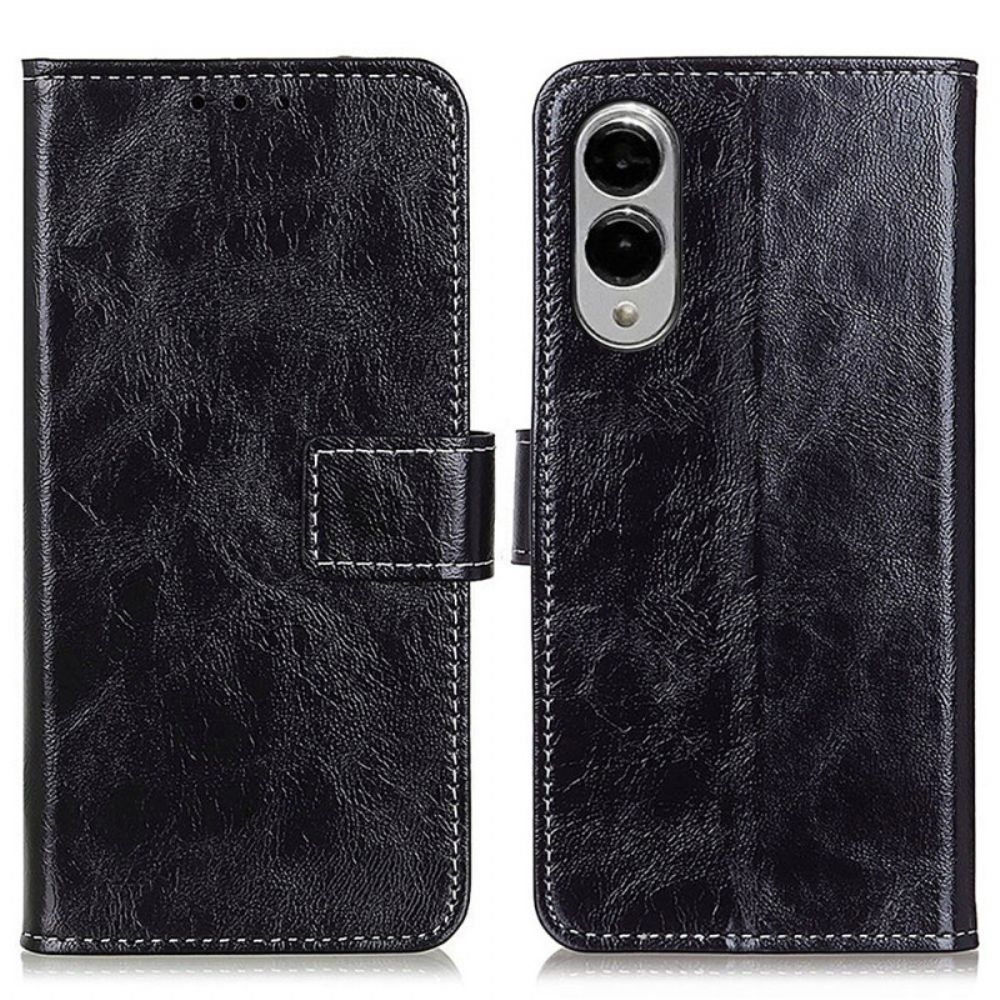 Leren Hoesje Samsung Galaxy S25 5g Edge Glanzend