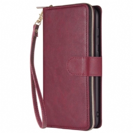Leren Hoesje Samsung Galaxy S25 5g Edge Portemonnee En Etui Bescherming Hoesje