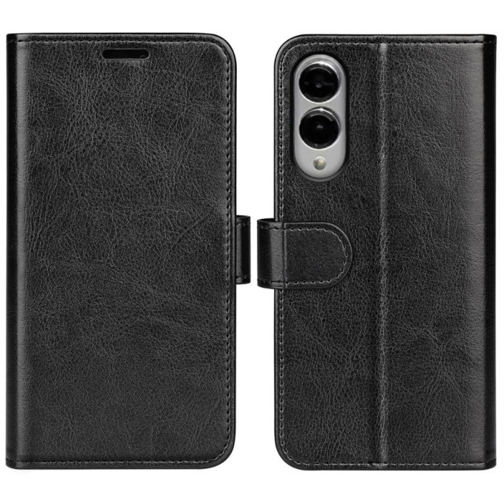 Leren Hoesje Samsung Galaxy S25 5g Edge Vintage Bescherming Hoesje