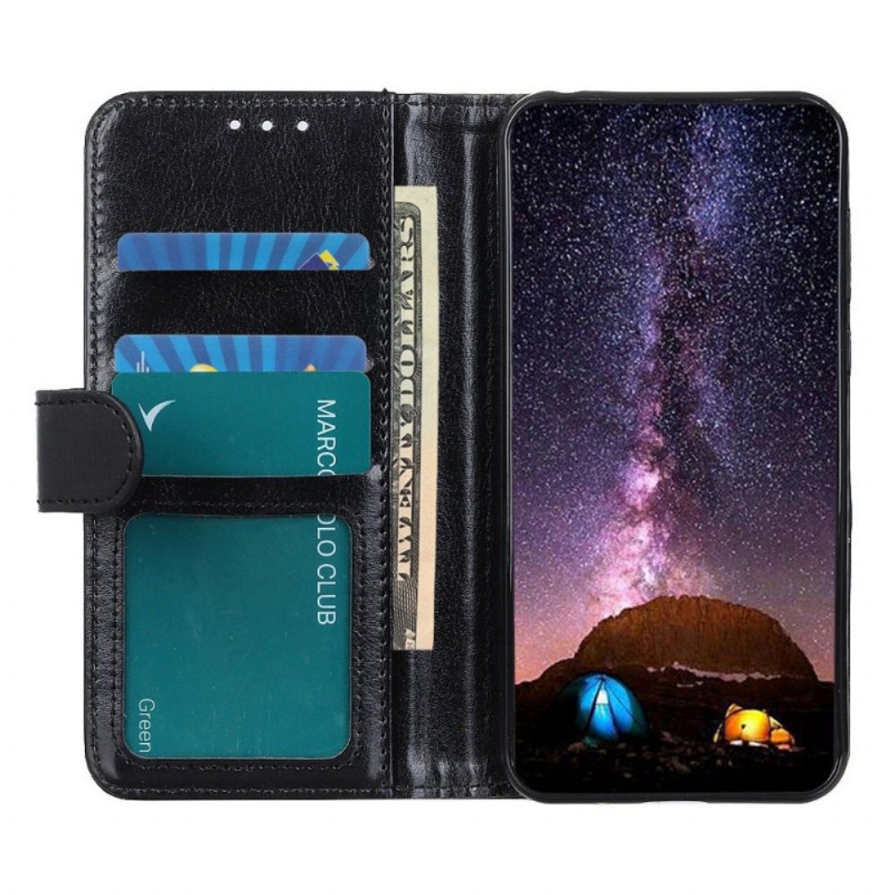 Leren Hoesje Voor Samsung Galaxy S25 5g Edge Lakleer Imitatieleer
