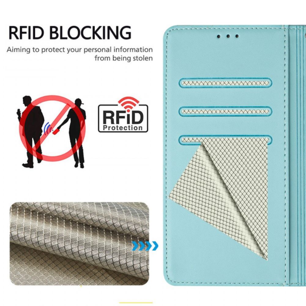 Leren Hoesje Voor Samsung Galaxy S25 5g Edge Rfid-bescherming