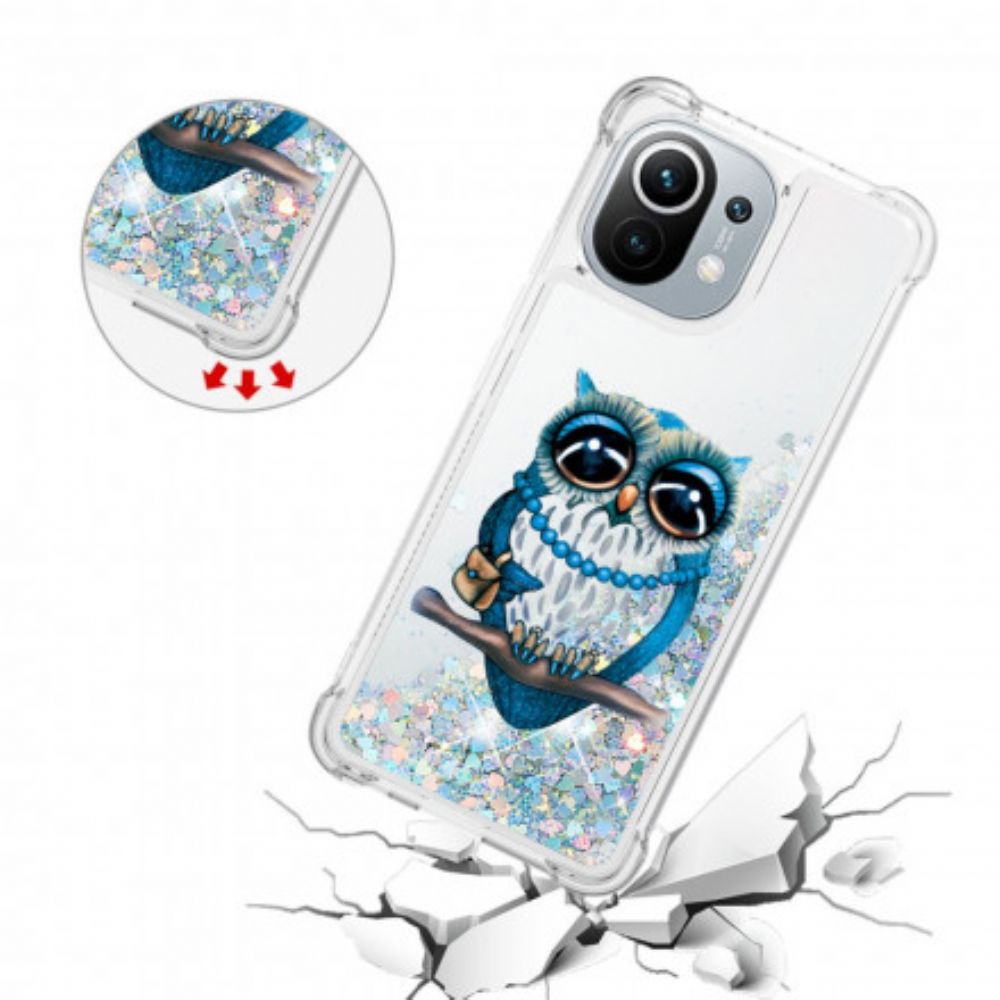 Telefoonhoesje voor Xiaomi Mi 11 5G Miss Glitteruil