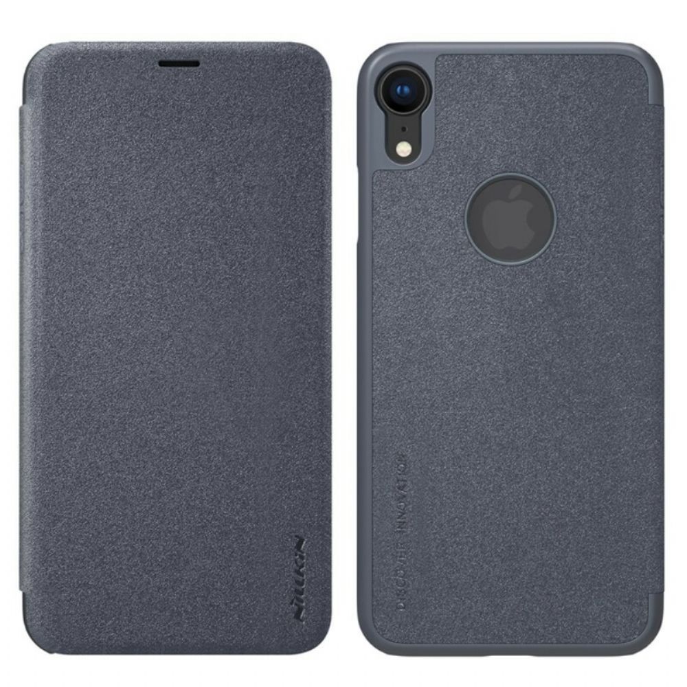 Bescherming Hoesje voor iPhone XR Folio-hoesje Nillkin