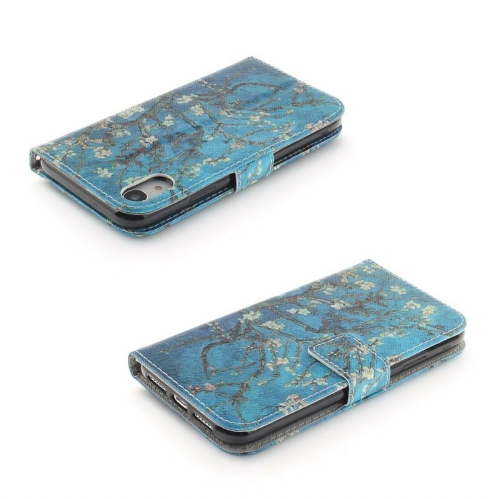 Folio-hoesje voor iPhone XR Premium Bloesemboom