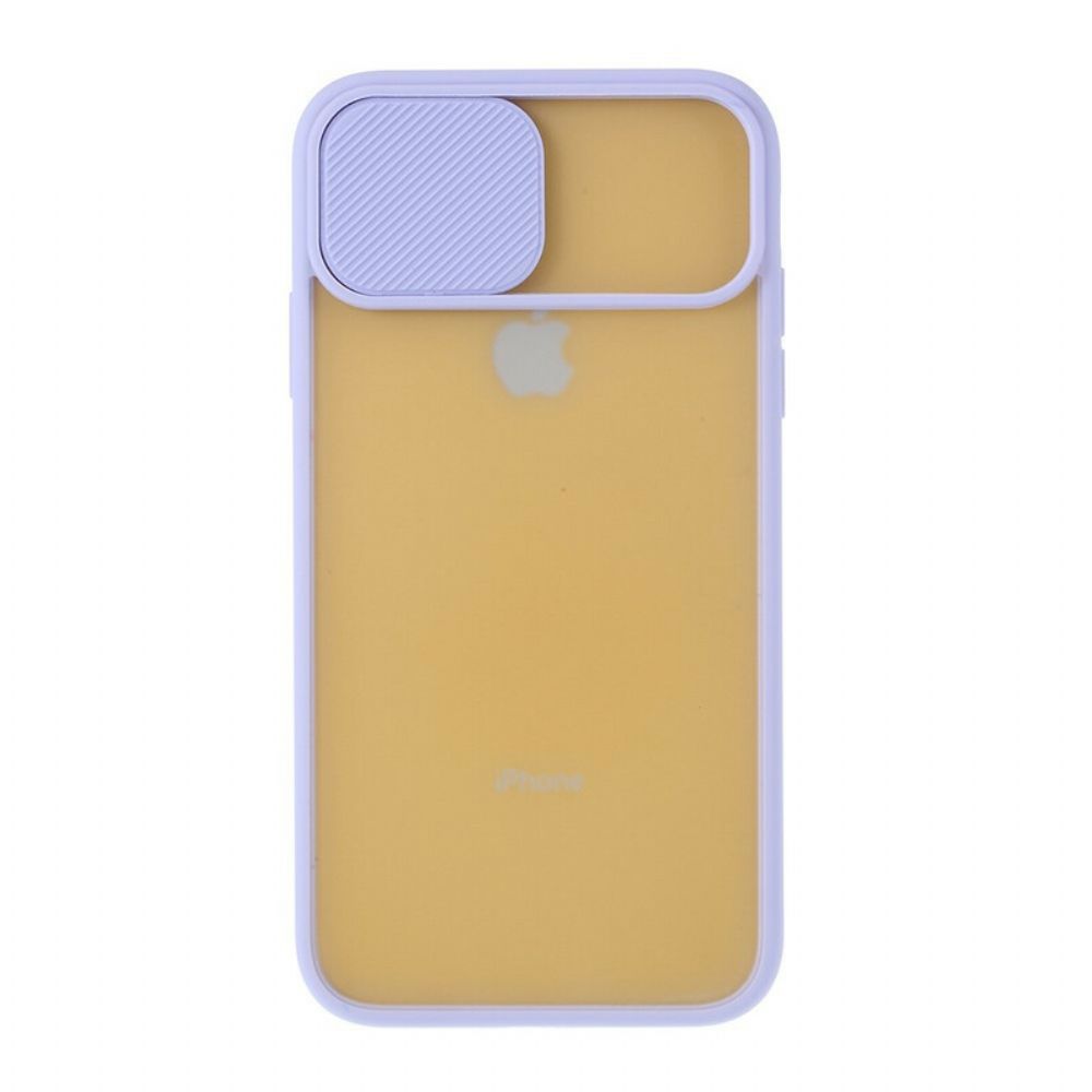Hoesje voor iPhone XR Bescherming Hoesje Verschuifbare Lenskap