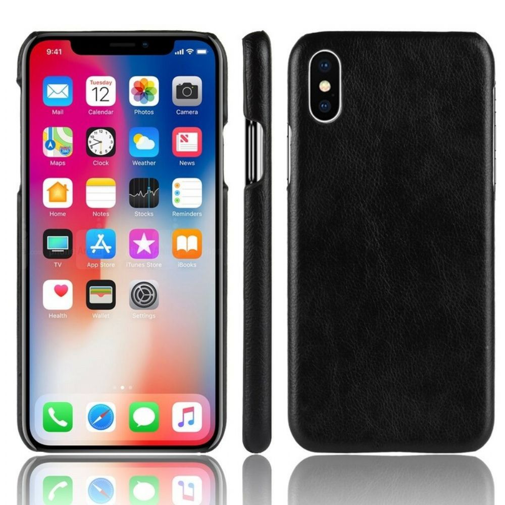 Hoesje voor iPhone XR Lichi Leereffect
