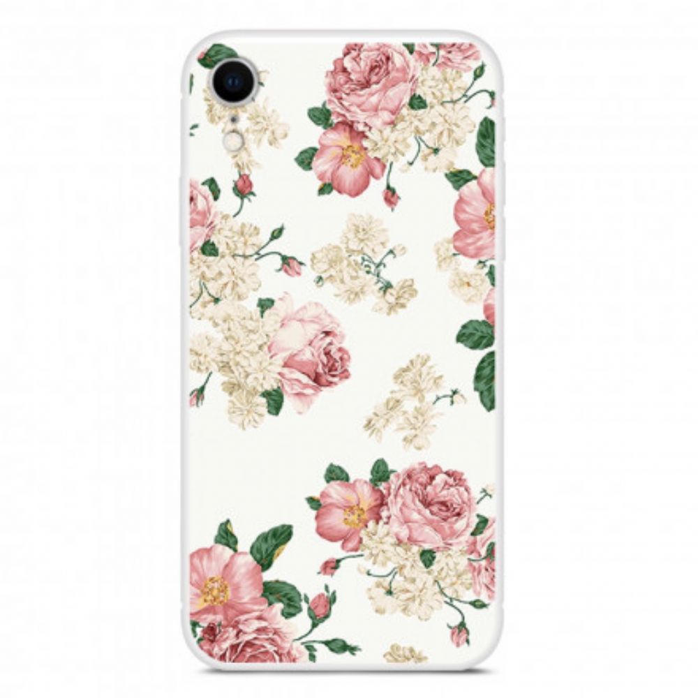 Hoesje voor iPhone XR Vrijheidsbloemen