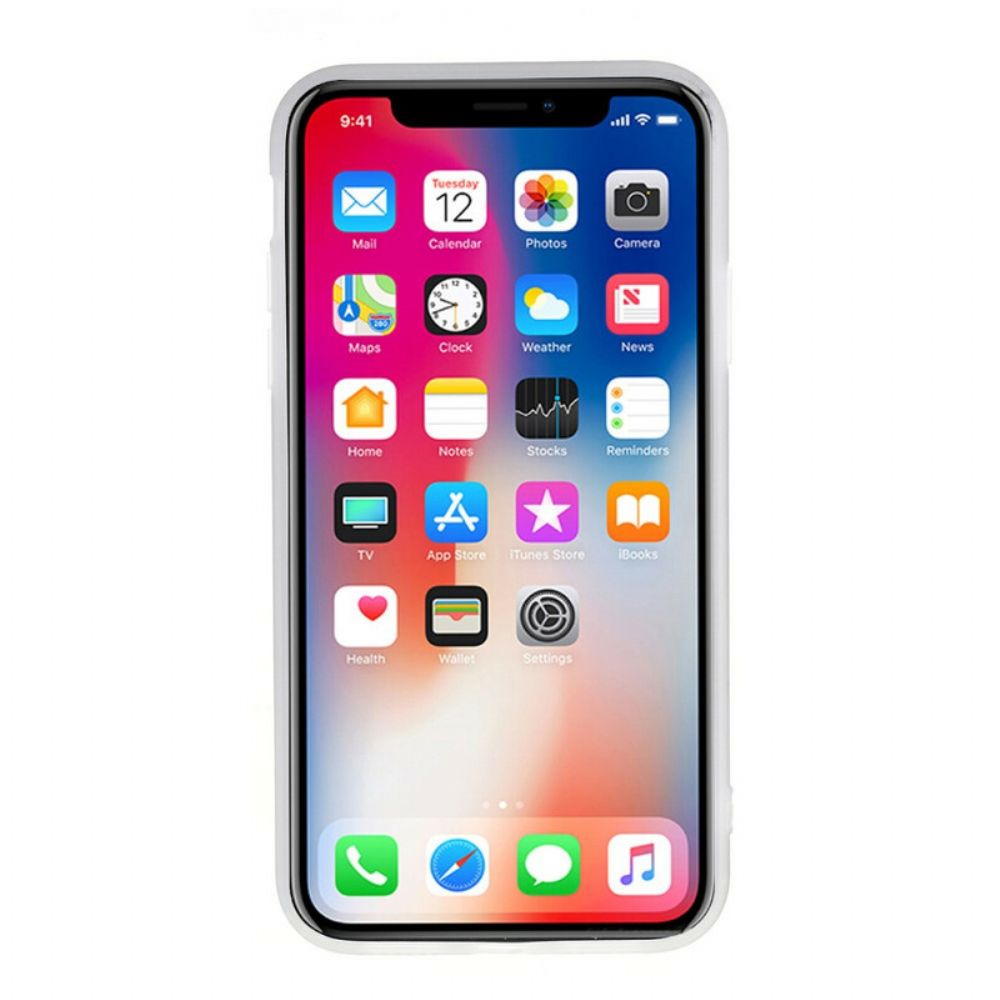 Telefoonhoesje voor iPhone XR Gekleurd Geometrie Marmer