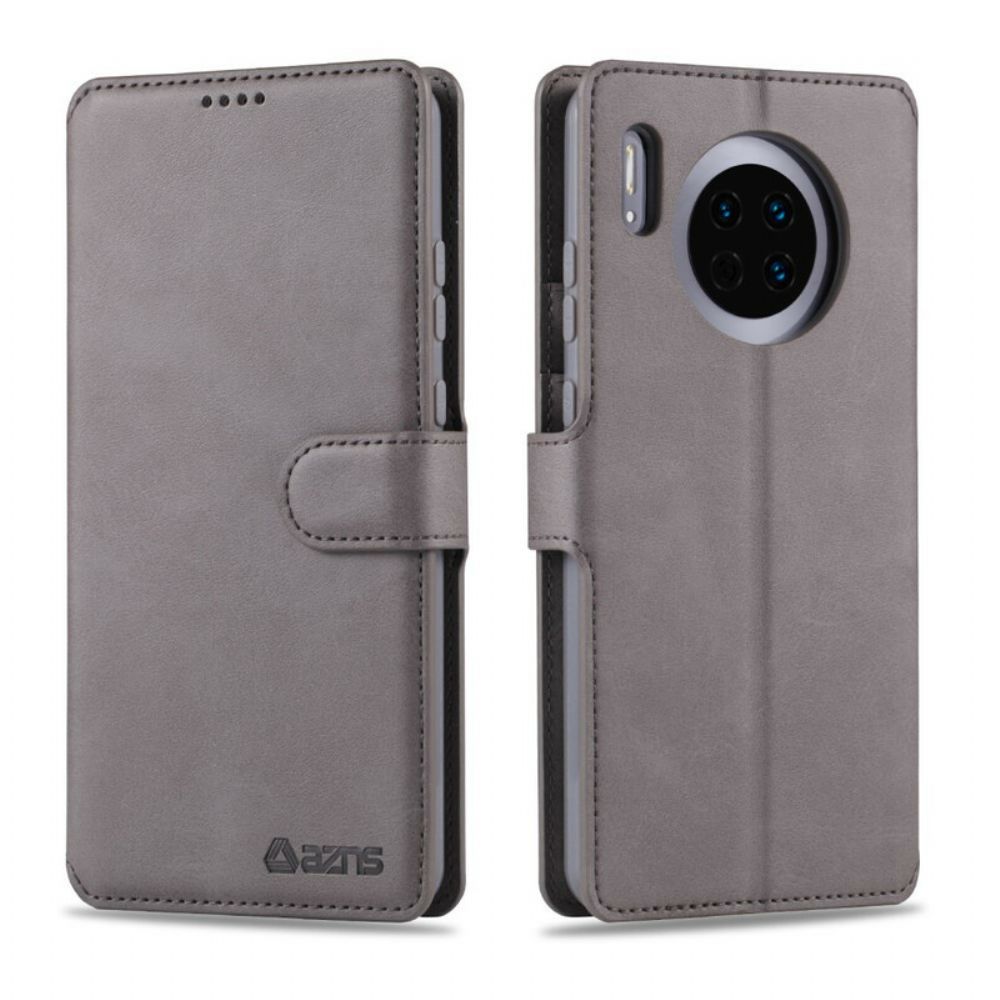 Flip Case voor Huawei Mate 30 Pro Azns Ledereffect