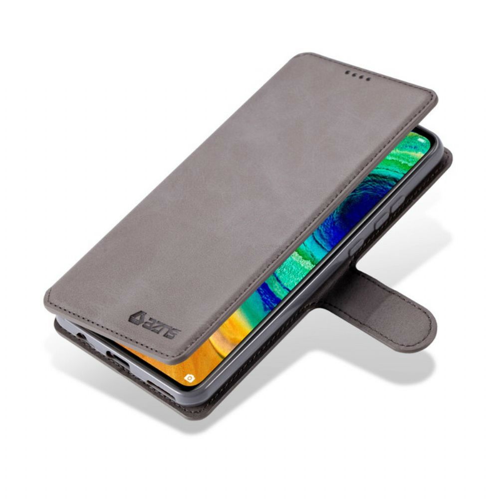 Flip Case voor Huawei Mate 30 Pro Azns Ledereffect