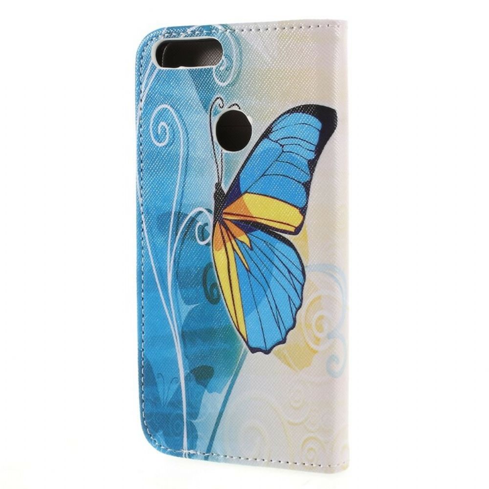 Folio-hoesje voor Honor 9 Lite Vlinders