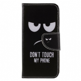 Leren Hoesje voor Honor 9 Lite Raak Mijn Telefoon Niet Aan