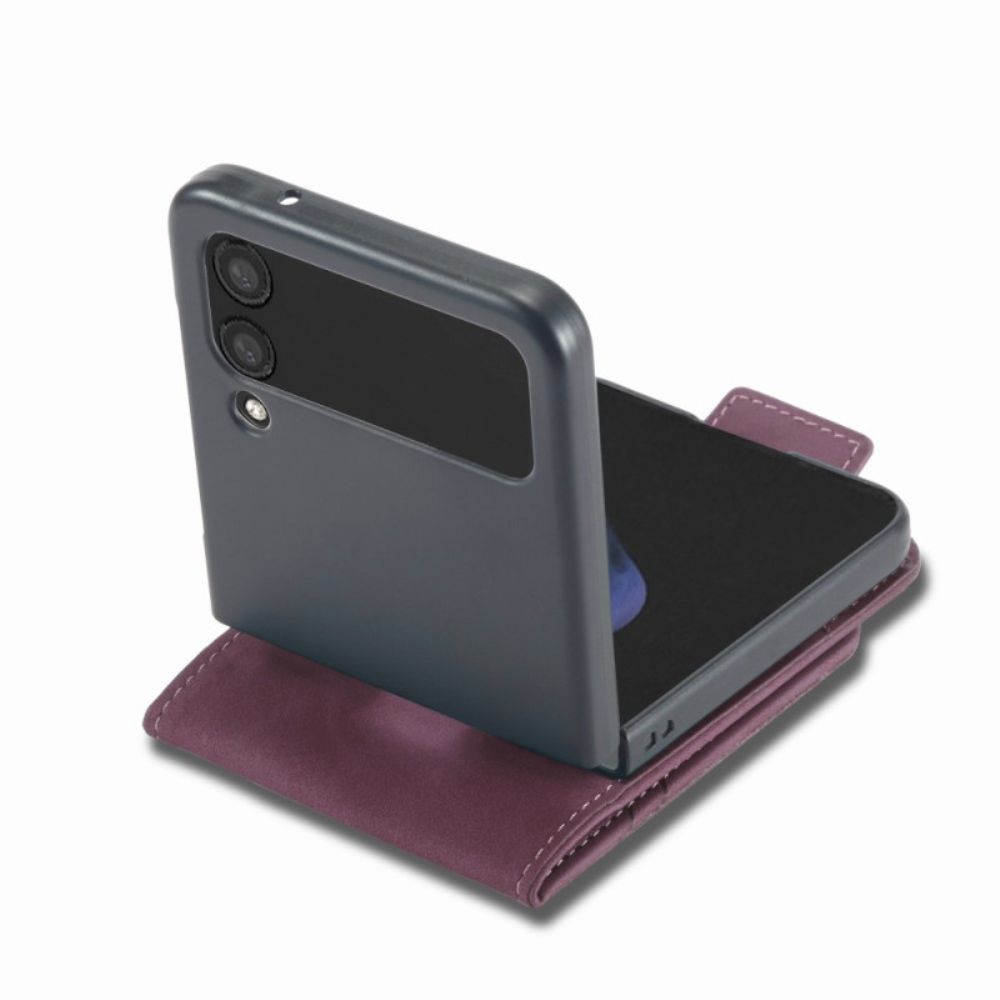 Folio-hoesje voor Samsung Galaxy Z Flip 4 Flip Case Lederen Effect Forwenw