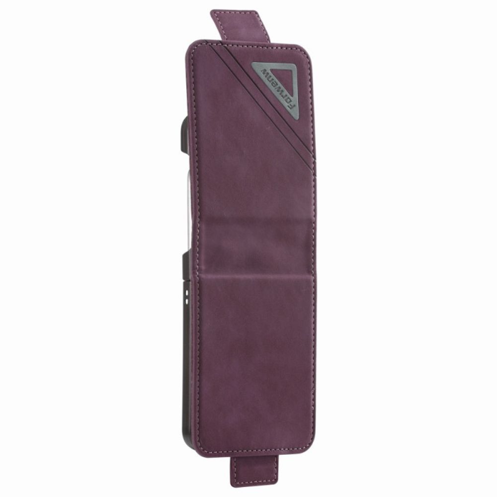 Folio-hoesje voor Samsung Galaxy Z Flip 4 Flip Case Lederen Effect Forwenw