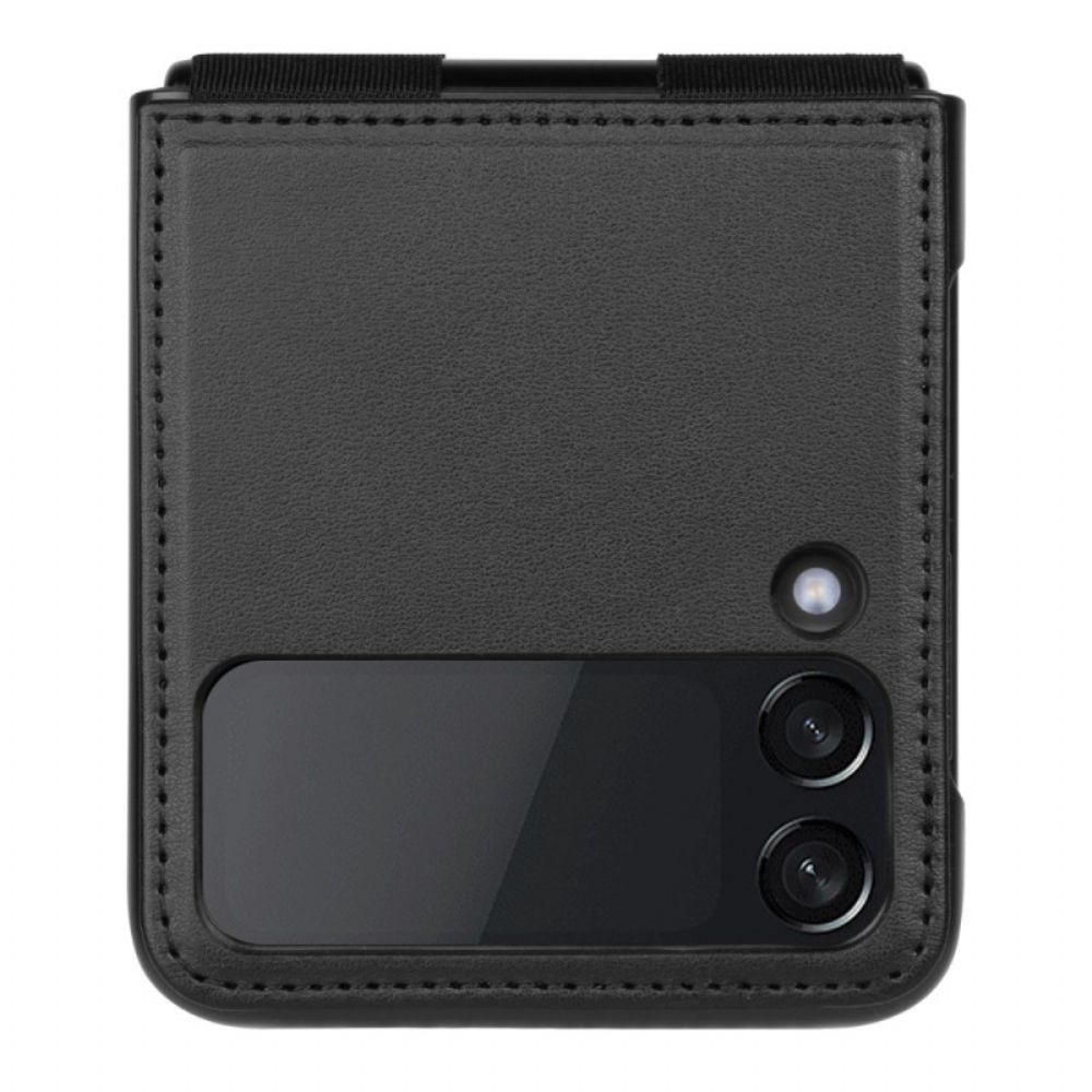 Hoesje voor Samsung Galaxy Z Flip 4 Folio-hoesje Leer En Steun Nillkin