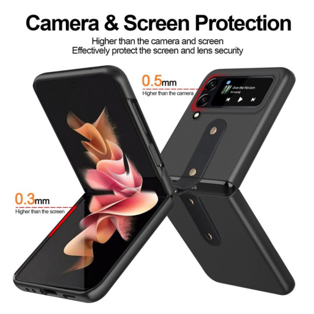Hoesje voor Samsung Galaxy Z Flip 4 Folio-hoesje Metalen Ring