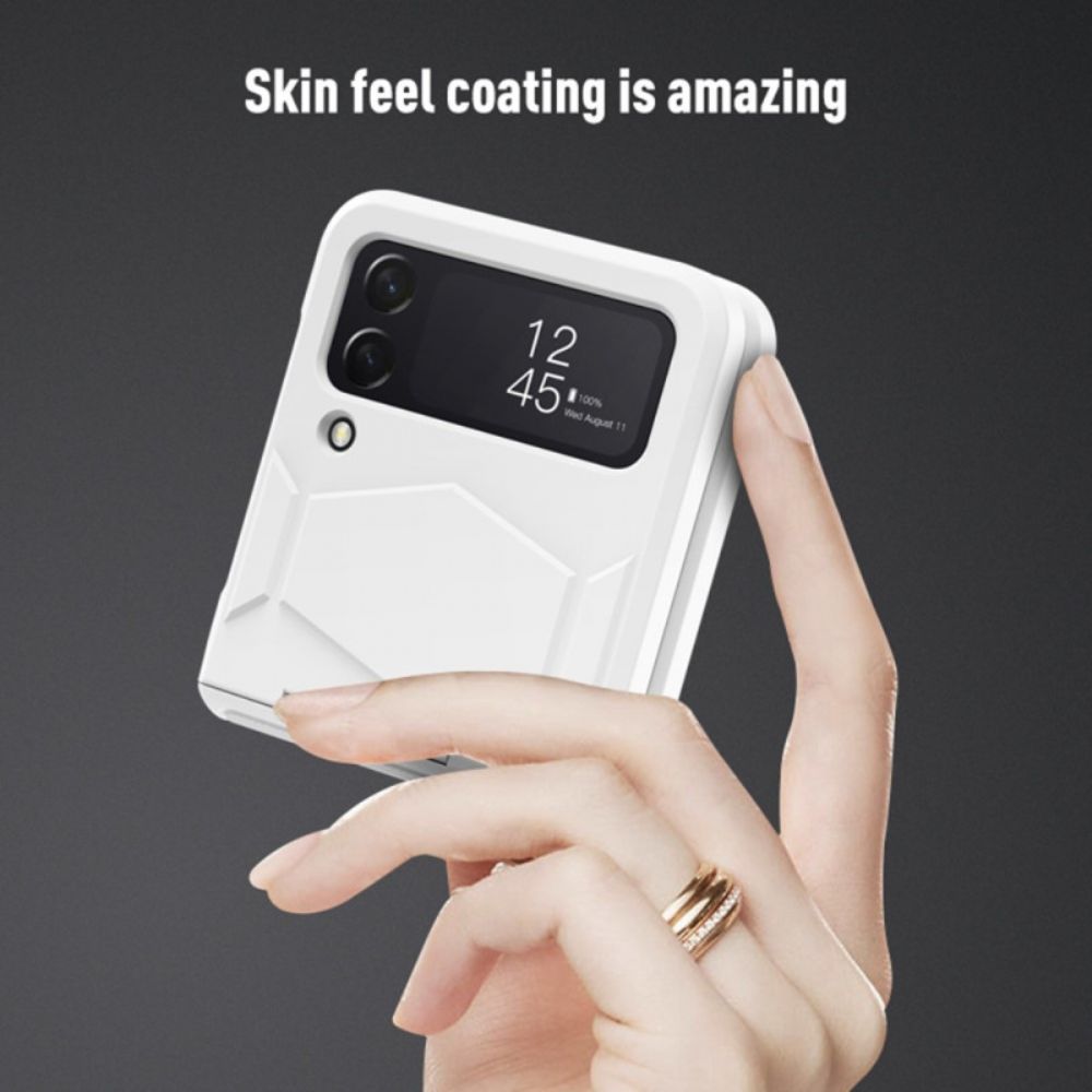 Hoesje voor Samsung Galaxy Z Flip 4 Folio-hoesje Stijf Honingraatontwerp