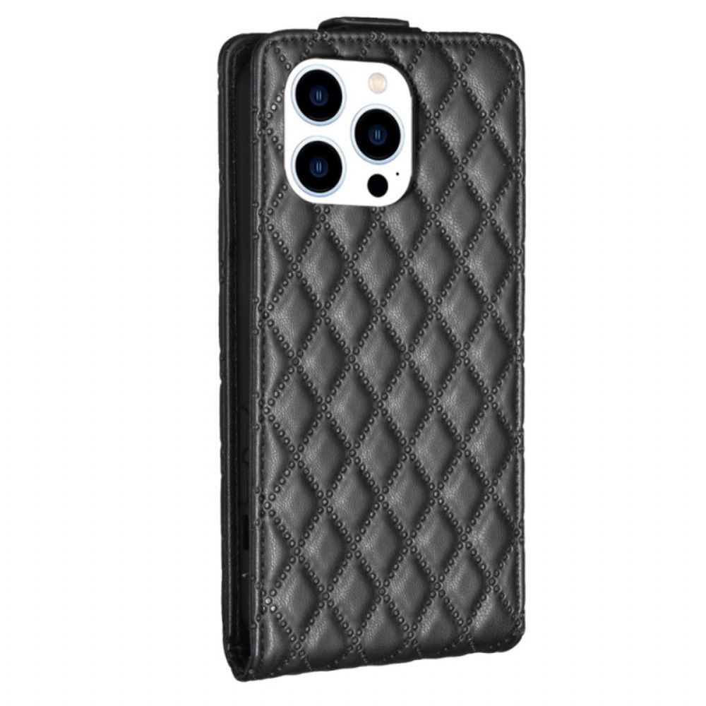 Folio-hoesje iPhone 16 Pro Max Gewatteerde Verticale Klep