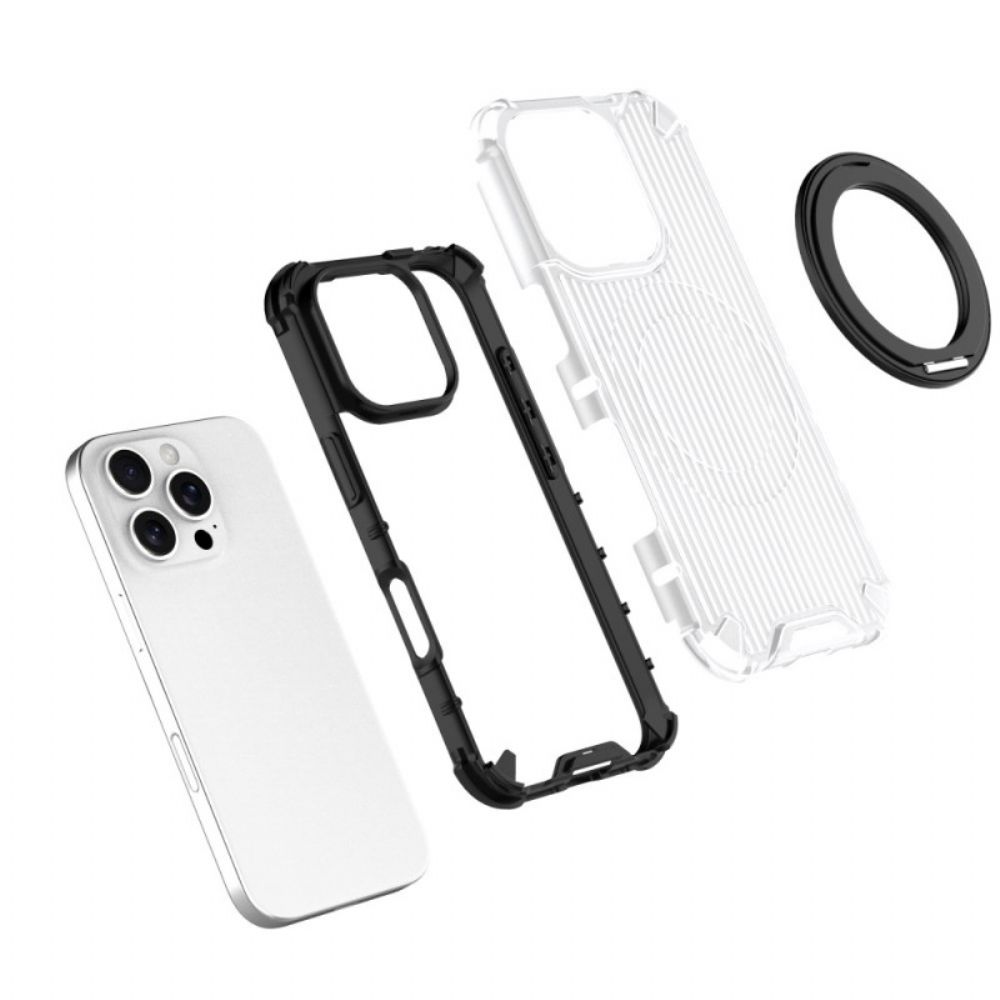 Hoesje iPhone 16 Pro Max Magnetische Roterende Houder Bescherming Hoesje