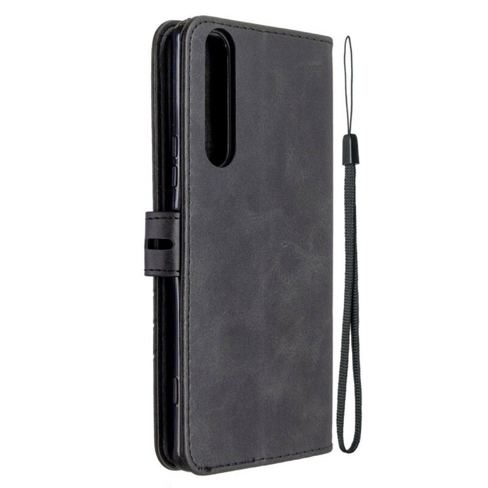 Leren Hoesje voor Sony Xperia 1 II Beste Geval