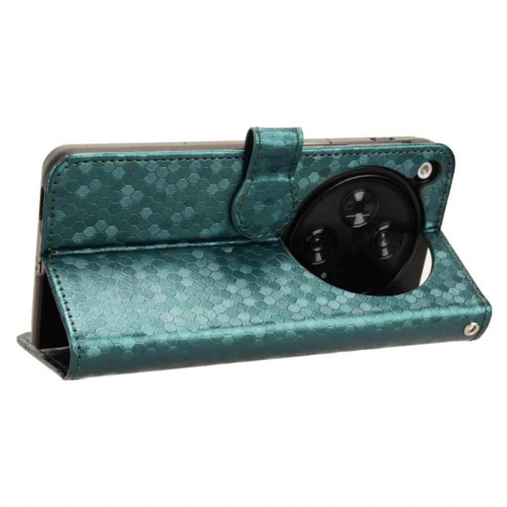 Cover Voor Oppo Find N3 Met Krasbestendige Markering En Portemonnee