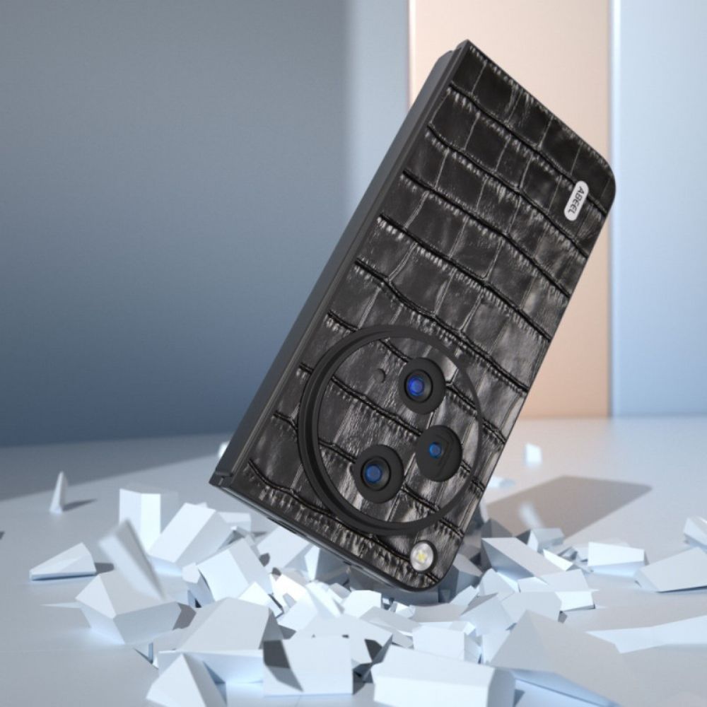 Hoesje Oppo Find N3 Abeel Krokodillenleereffect