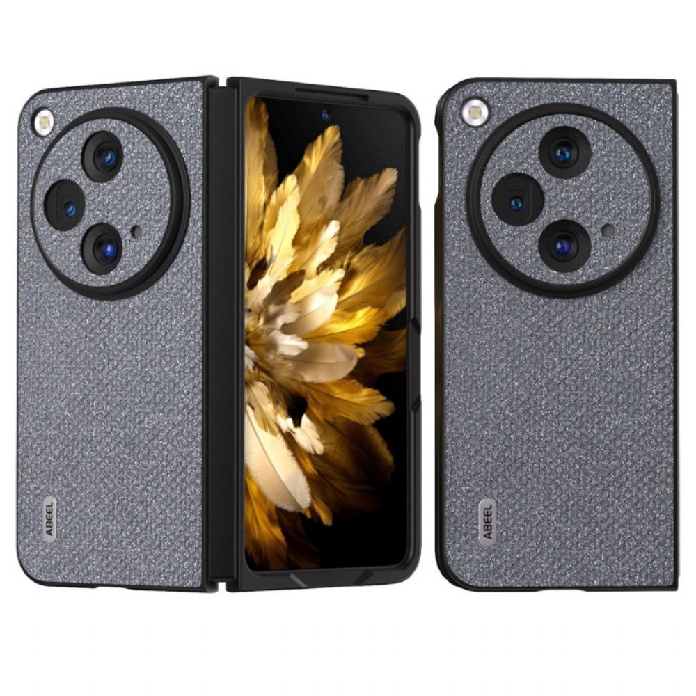 Hoesje Oppo Find N3 Abeel Lederen Stijl