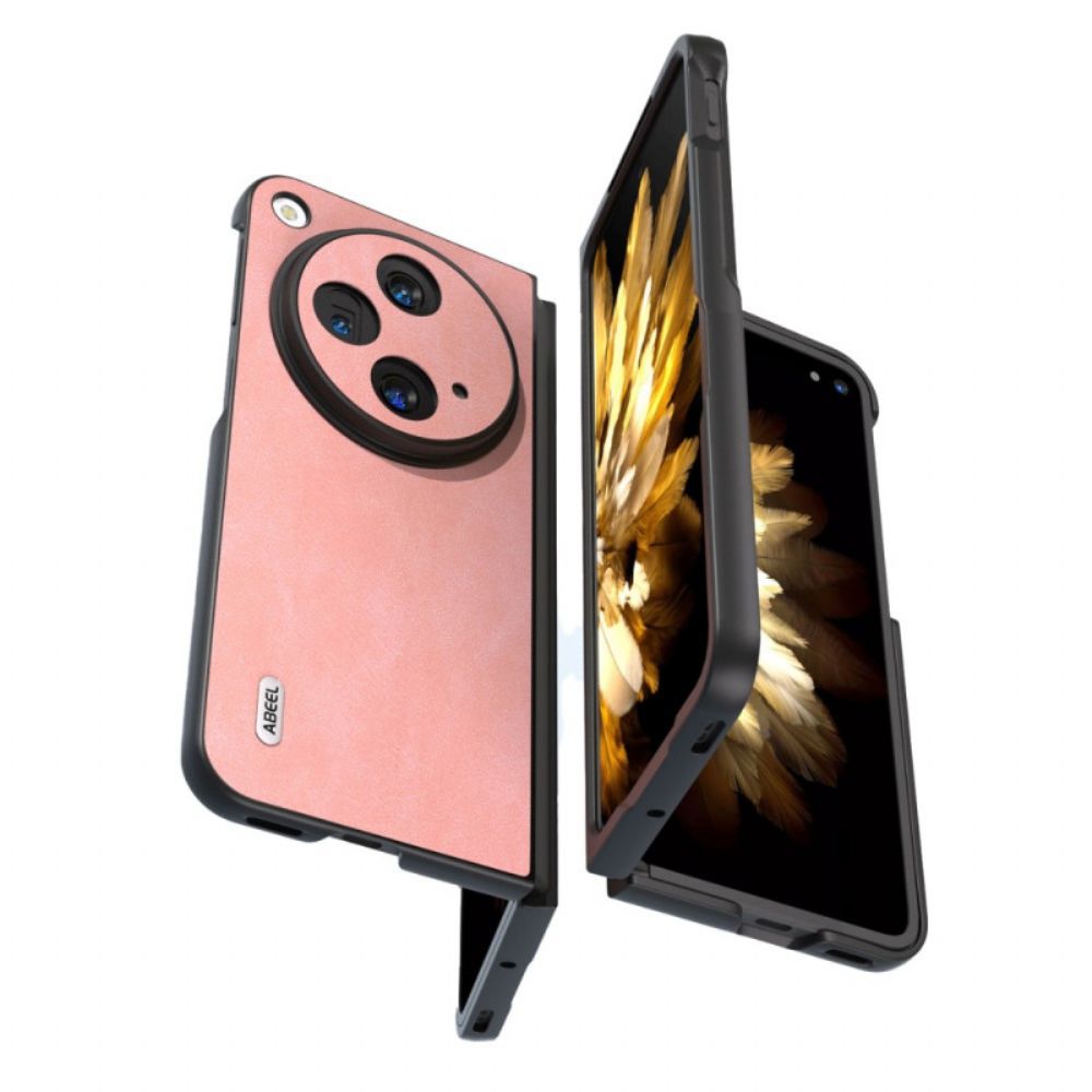 Hoesje Oppo Find N3 Abeel Neutraal Kunstleer