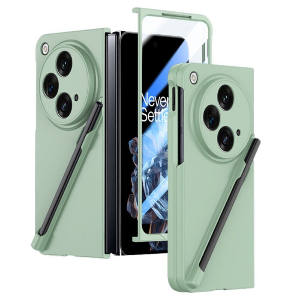 Hoesje Oppo Find N3 Gehard Glazen Schermbeschermer En Stylus