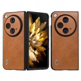 Hoesje Oppo Find N3 Mat Imitatie Leer Abeel