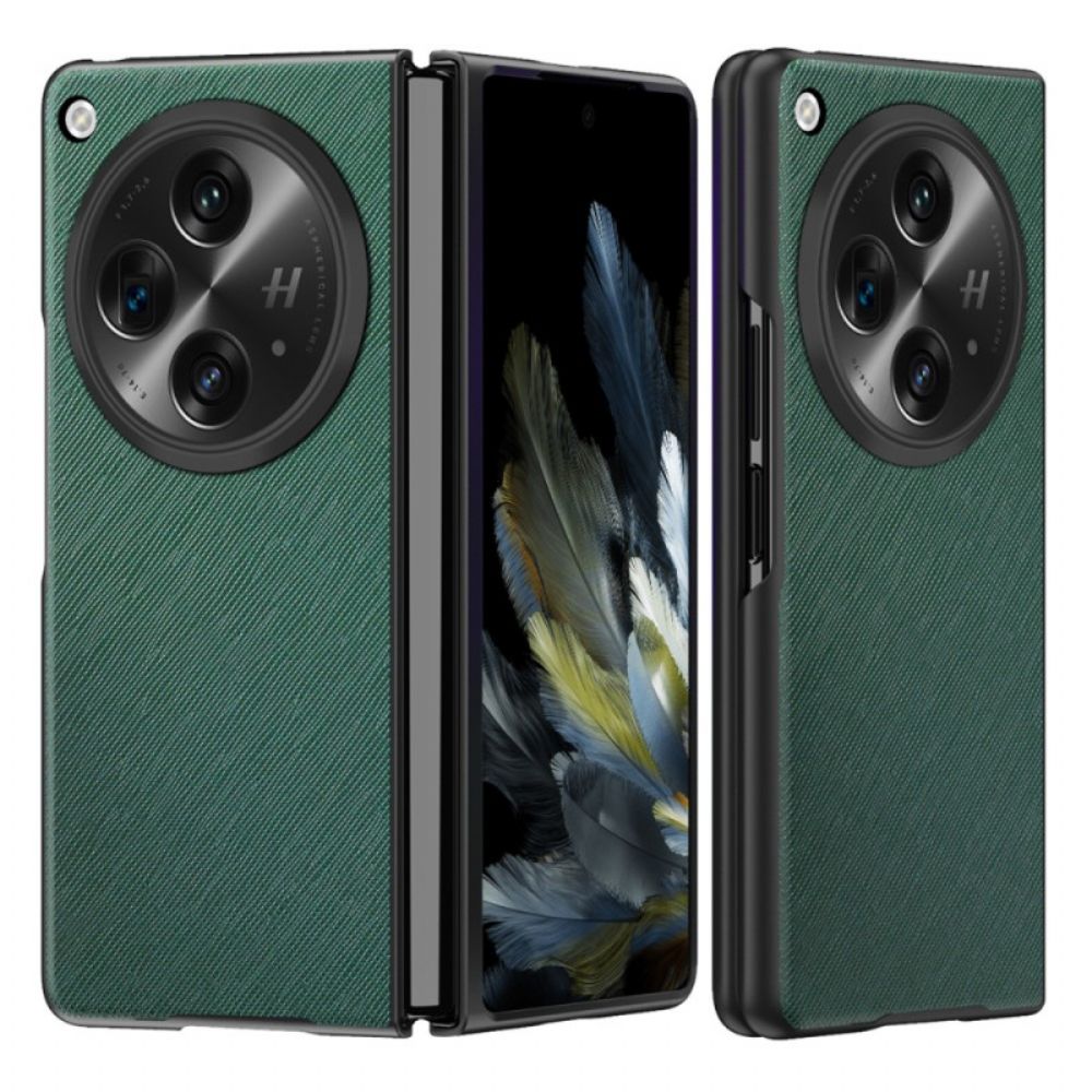 Hoesje Oppo Find N3 Open Geweven Textuur