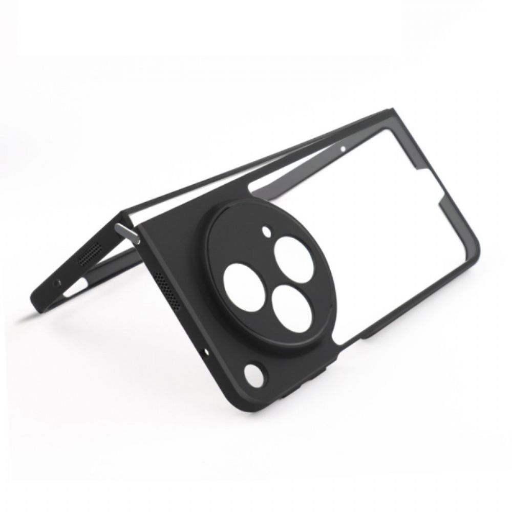 Hoesje Oppo Find N3 Transparant Met Zwarte Rand