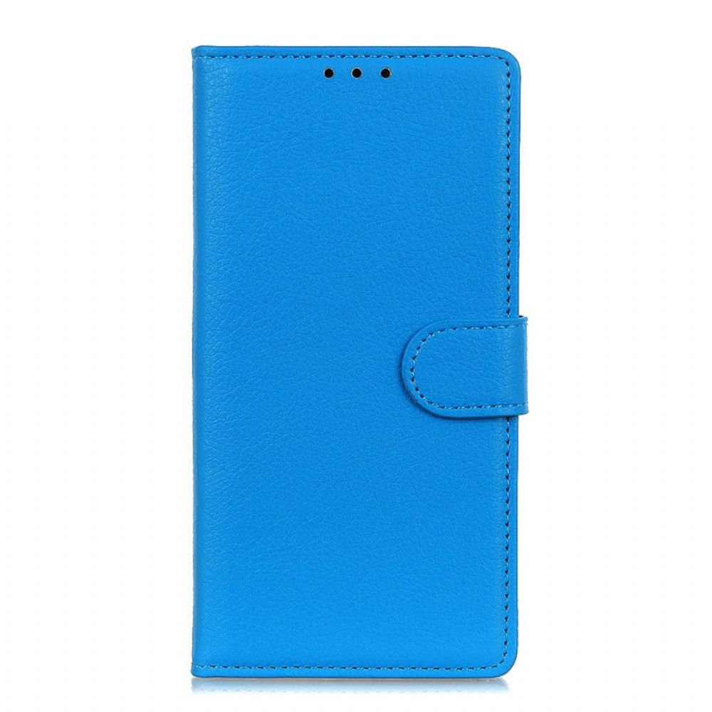 Flip Case voor Oppo Reno 6 Pro 5G Kunstleer Lychee