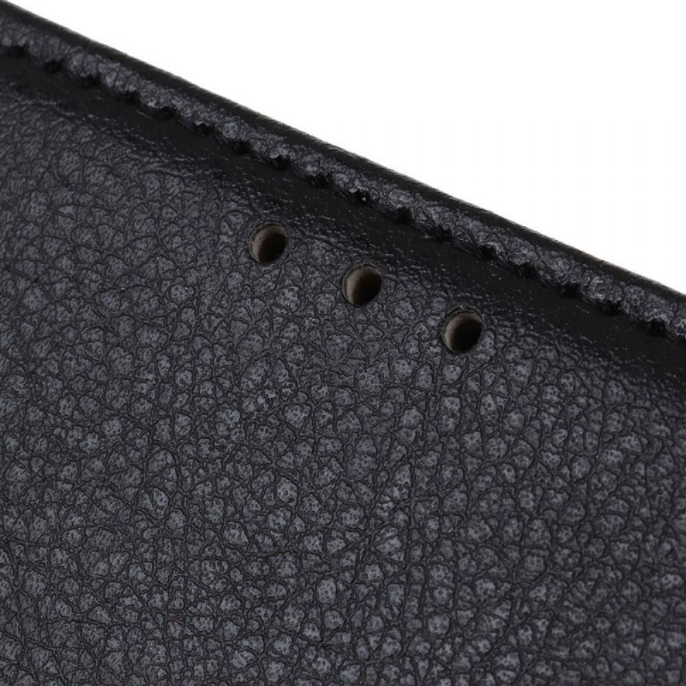 Flip Case voor Oppo Reno 6 Pro 5G Kunstleer Lychee