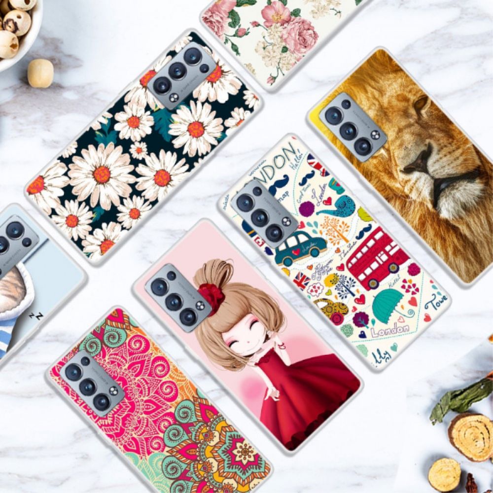 Hoesje voor Oppo Reno 6 Pro 5G Gekleurde Blokken