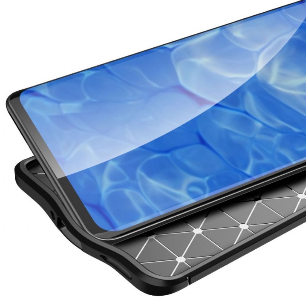 Hoesje voor Oppo Reno 6 Pro 5G Litchi Dubbele Lijn Leer