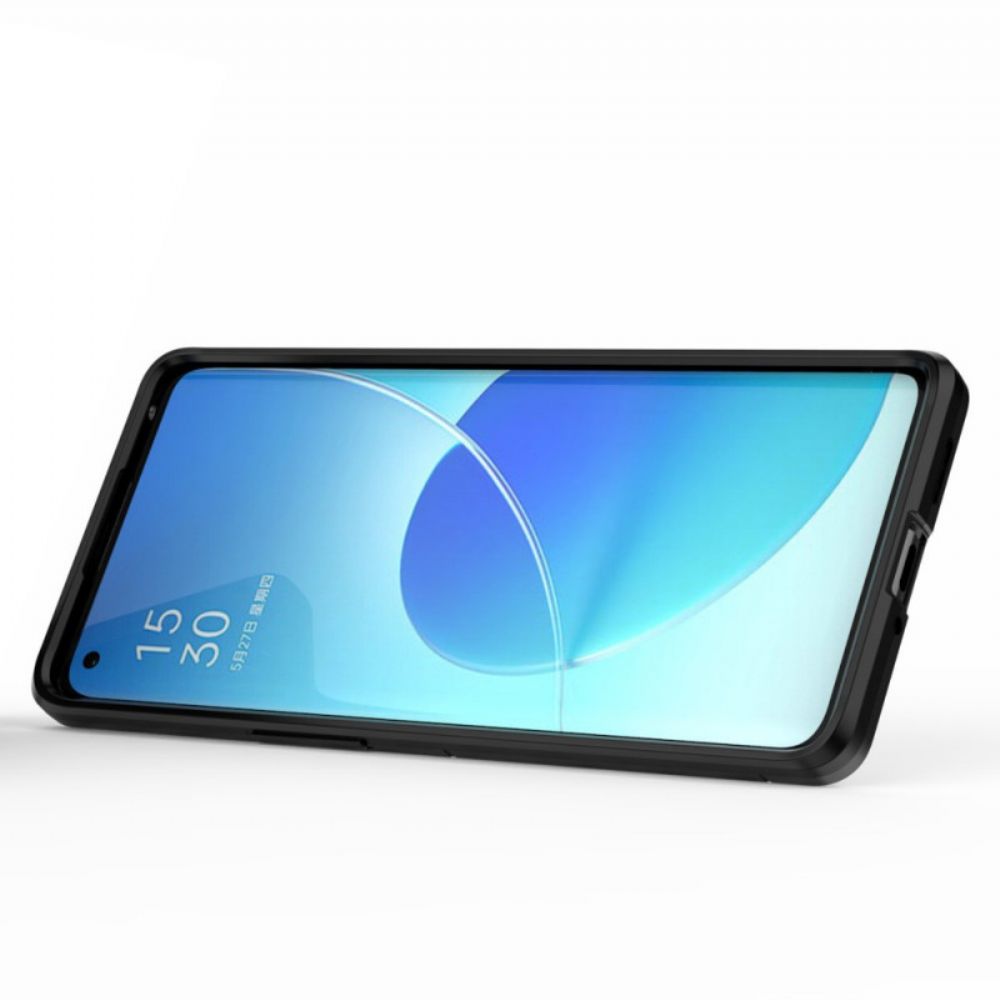Hoesje voor Oppo Reno 6 Pro 5G Swivel Ring-ondersteuning