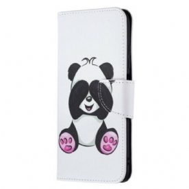 Flip Case voor Xiaomi Redmi Note 10 5G Panda-plezier