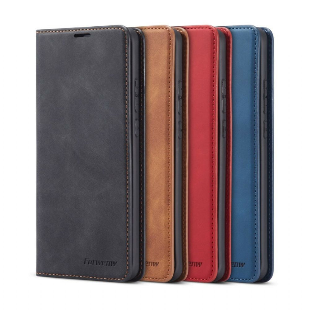 Bescherming Hoesje voor Huawei P40 Pro Folio-hoesje Lederen Effect Voorwenw