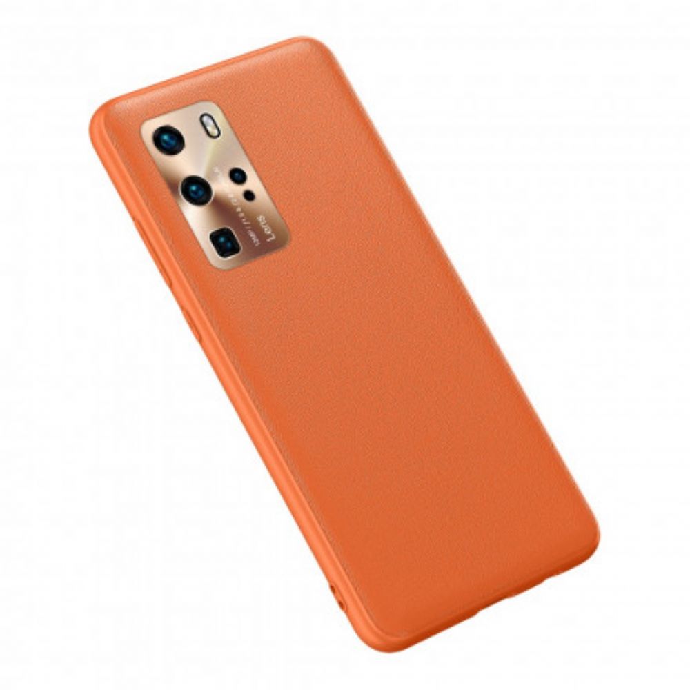 Telefoonhoesje voor Huawei P40 Pro Stijl Leer Kleur