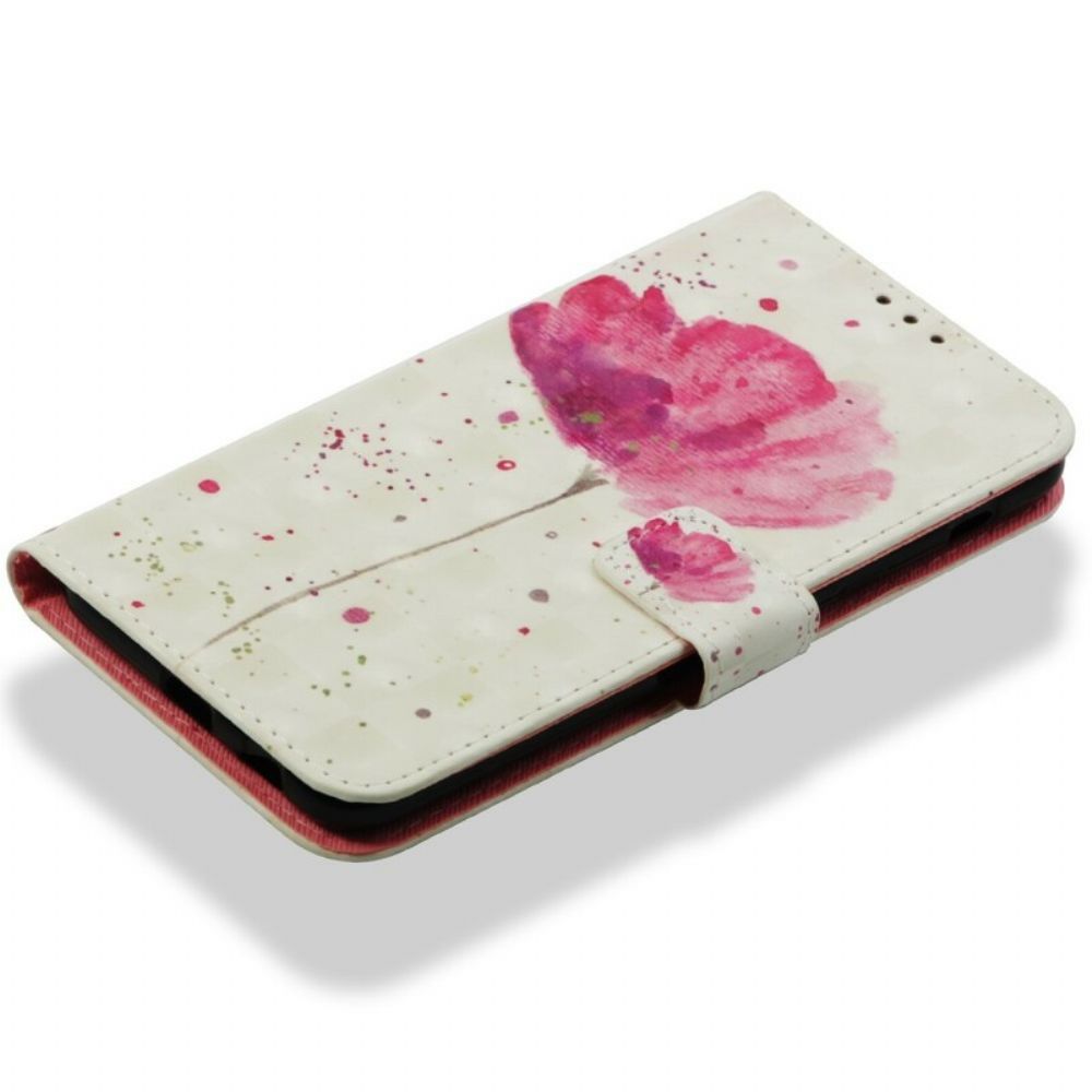 Hoesje Folio-hoesje voor Samsung Galaxy A6 Plus 3d Waterverf Halster