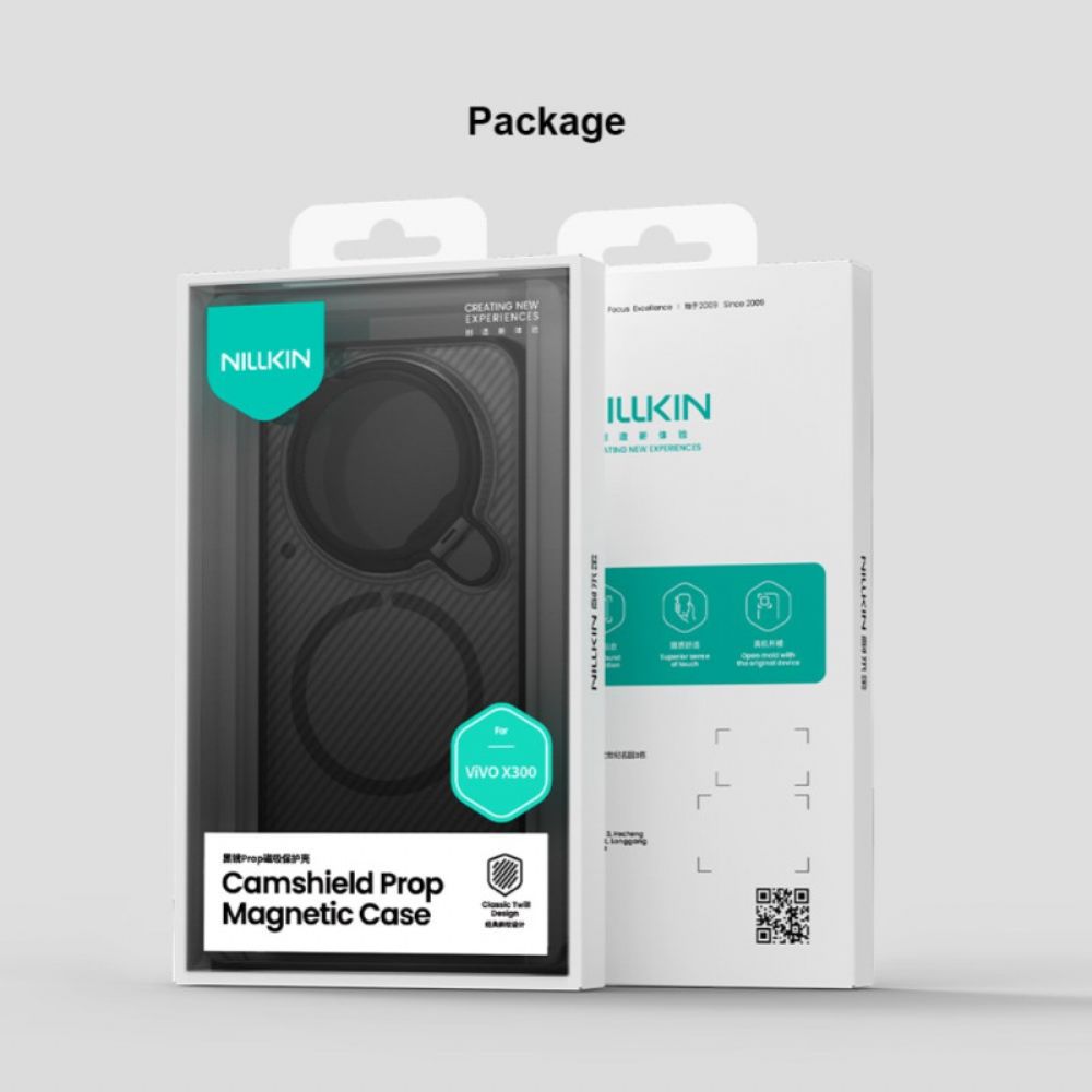 Case Hoesje Vivo X300 Telefoonhoesje Nillkin Magsafe Camshield Prop