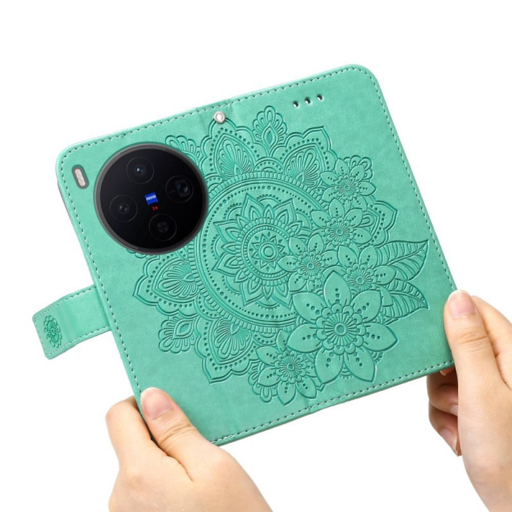 Folio-hoesje Vivo X300 Telefoonhoesje Mandala-print