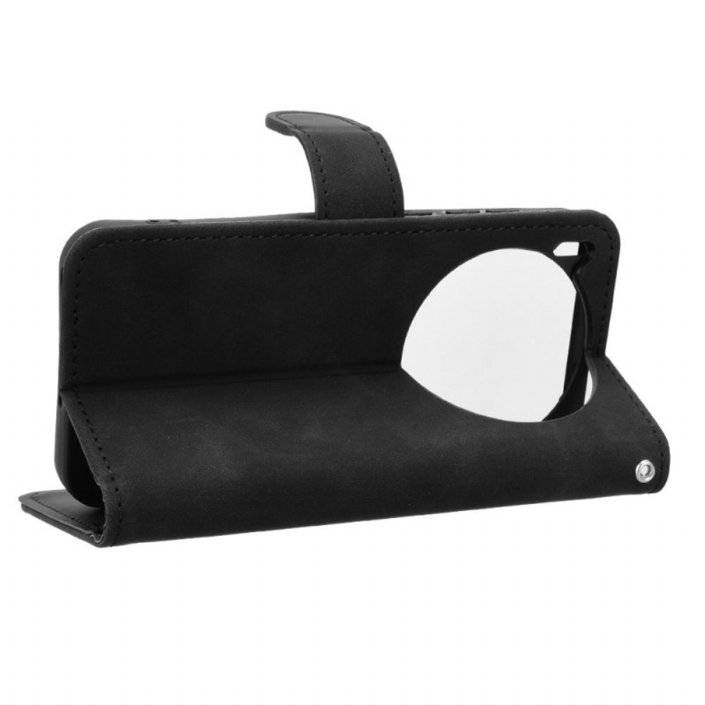 Folio-hoesje Vivo X300 Telefoonhoesje Suède-effect