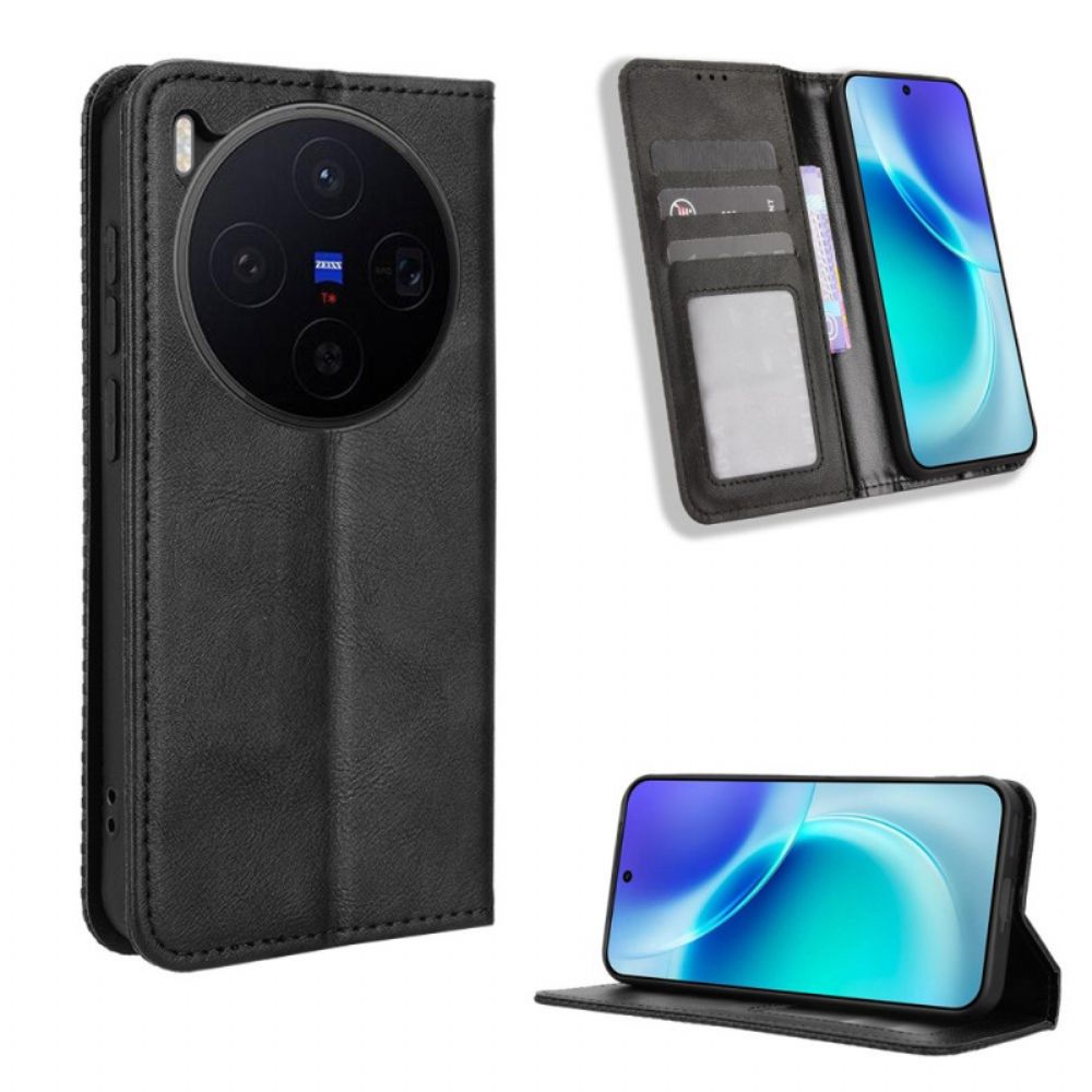 Folio-hoesje Vivo X300 Vintage Rand