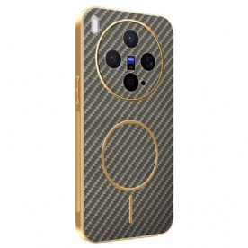 Hoesje Vivo X300 Koolstofvezeltextuur